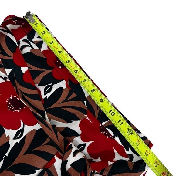 Kate Spade poppy field linen blend warp skirt - Picture 12 of 16